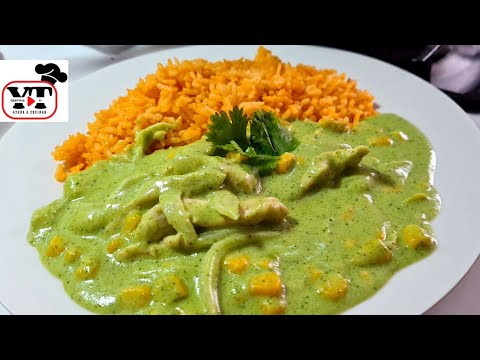 Pollo en Crema de Cilantro| Puro Chequen😉😁