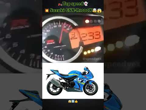 Suzuki GSX-R1000X Top Speed Test 💥 | Beast Performance Revealed! 🔥