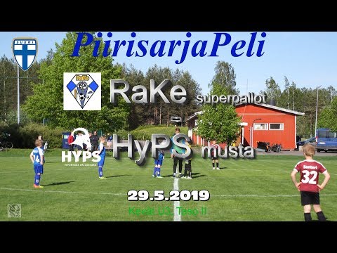 U3 Piirisarjapeli 29.5.2019 RaKe Superpallot vs HYPS Musta