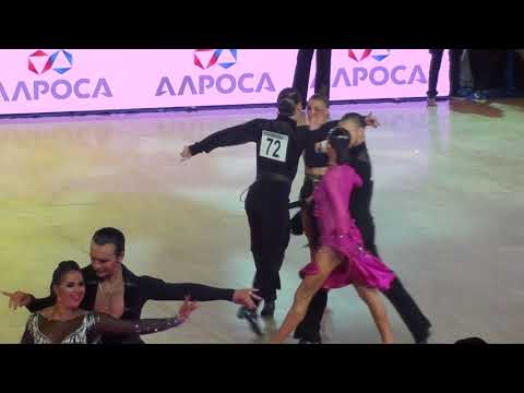 Egor Ivashov - Polina Sukhneva, RUS Cha-Cha R3 WDSF Grand Slam Latin ROC - 2017
