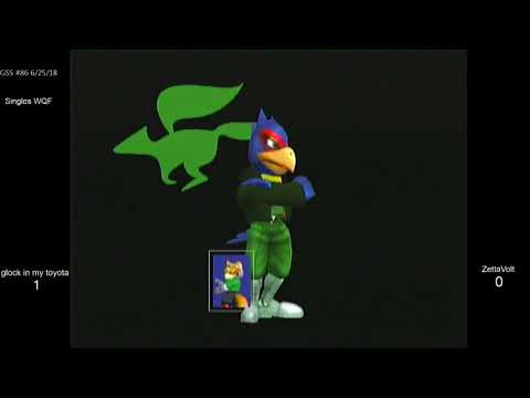 GSS 86 SSBM - glock in my toyota (Fox, Game & Watch) vs. ZettaVolt (Falco) - Melee WQF