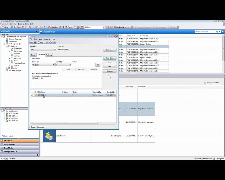 Part 4 - Introduction to Autodesk Vault