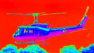 CRHnews - Captured Argentine Air Force G-HUEY in action