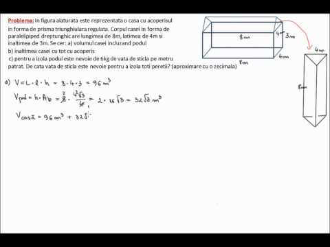 Prisma triunghiulara regulata, probleme rezolvate (8g24)