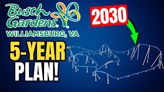 Busch Gardens Williamsburg 5 Year Prediction Plan! 2 NEW Coasters?