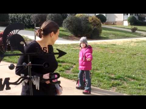 Sophia's first bus ride home :)