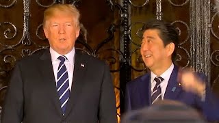 The Heat: US president hosts Japan&#39;s Prime Minister at Mar-a-Lago Pt 1