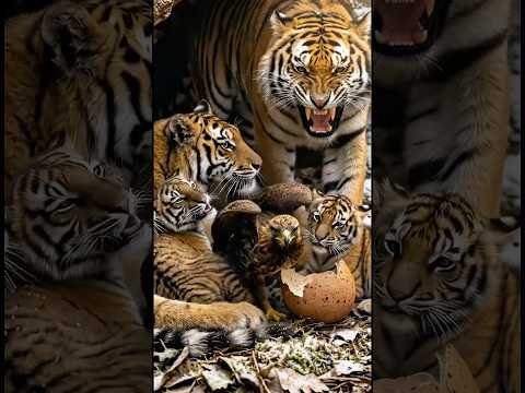 El tigre lo rechazó por ser diferente... 💔 #historia #animals #rescate