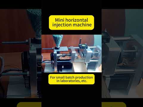 Mini Horizontal injection molding machine #HIMM #plastic #machine #machinery #injection #process