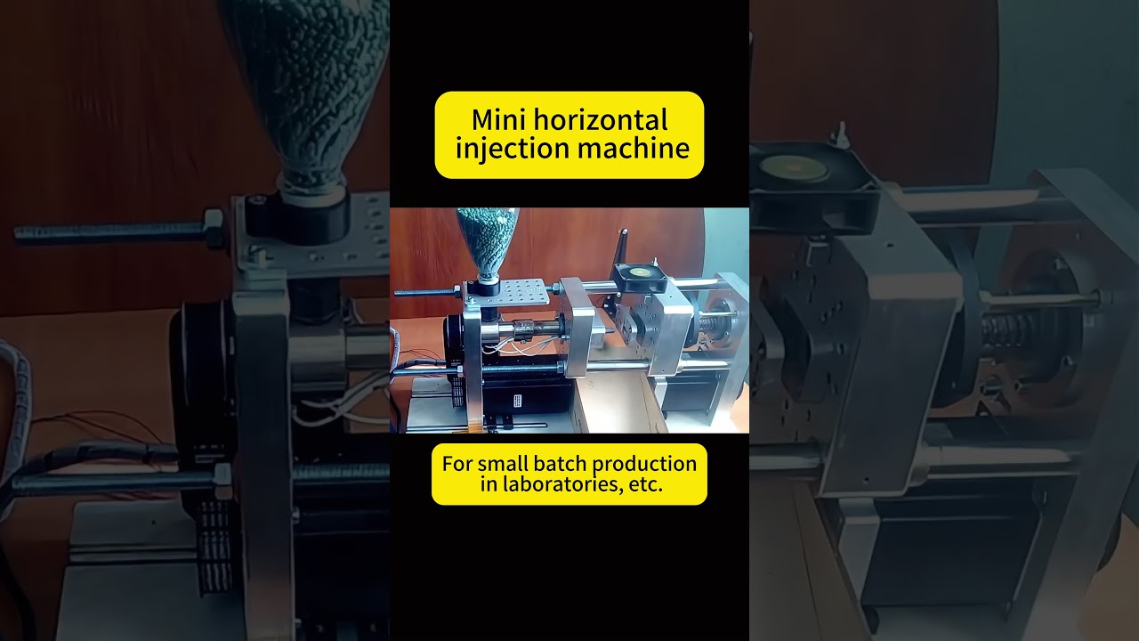 Mini Horizontal injection molding machine #HIMM #plastic #machine #machinery #injection #process