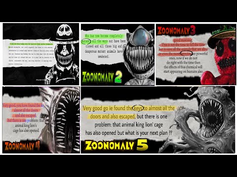 Main Menu Intro Comparison - Zoonomaly Chapter 1 Vs Chapter 2 Chapter 3 Vs Chapter 4 Vs Chapter 5