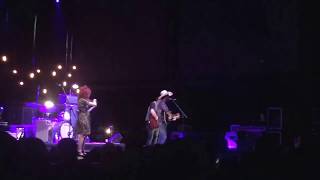 Steve Earle & Ryan Bingham "Desperados Waiting for a Train" song Guy Clark (New Braunfels TX 2Jul17)