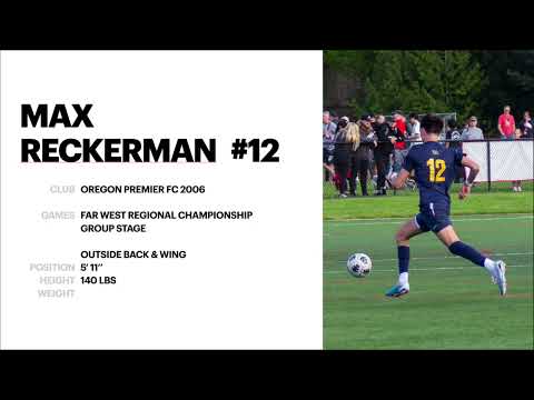 Max Reckerman Highlights - Far West Regionals 2023