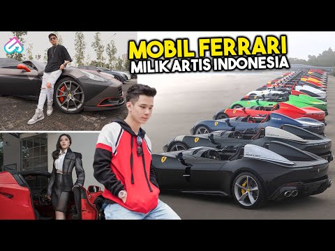 SAINGAN BERAT LAMBORGHINI! Inilah 10 Artis Indonesia Pemilik Mobil Mewah Ferrari Seharga Miliaran