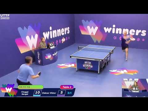 WINners CUP table 2  07.10 Chugai Sergei - Ziakun Viktor  21:30