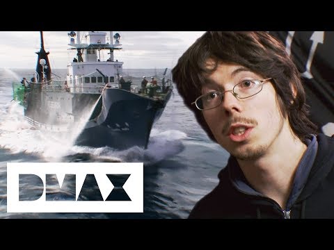 Japanese Whalers Try To Use Sea Shepherds Tactics Against Them | Whale Wars