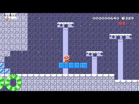 Lil' Snowy Mountain by Fire-Ruby 🍄Super Mario Maker 2 ✹Switch✹ No Commentary #cwv