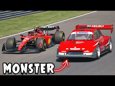 Pikes Peak Cars are FASTER than F1? | Ferrari F1 SF-23 VS "THE MONSTER" Suzuki Escudo