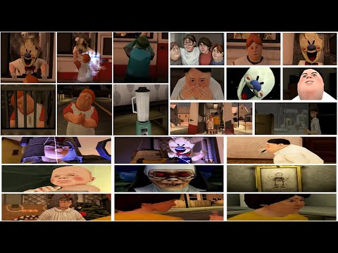 Ice Scream 1-3 Horror Neighborhood | Ice Scream games All Cutscenes