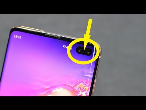 Hide Galaxy S10's Front Camera Holes Video
