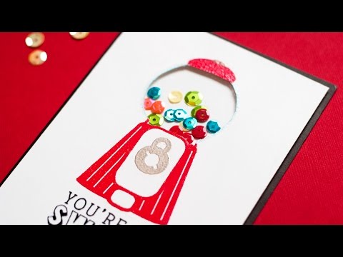 Shaker Card With Stamping