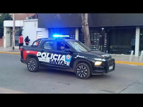 Chevrolet Montana móvil nuevo de la policía de la provincia de santa fe en puerto general San Martín