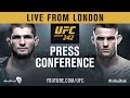 UFC 242 Press Conference: Khabib Vs Poirier