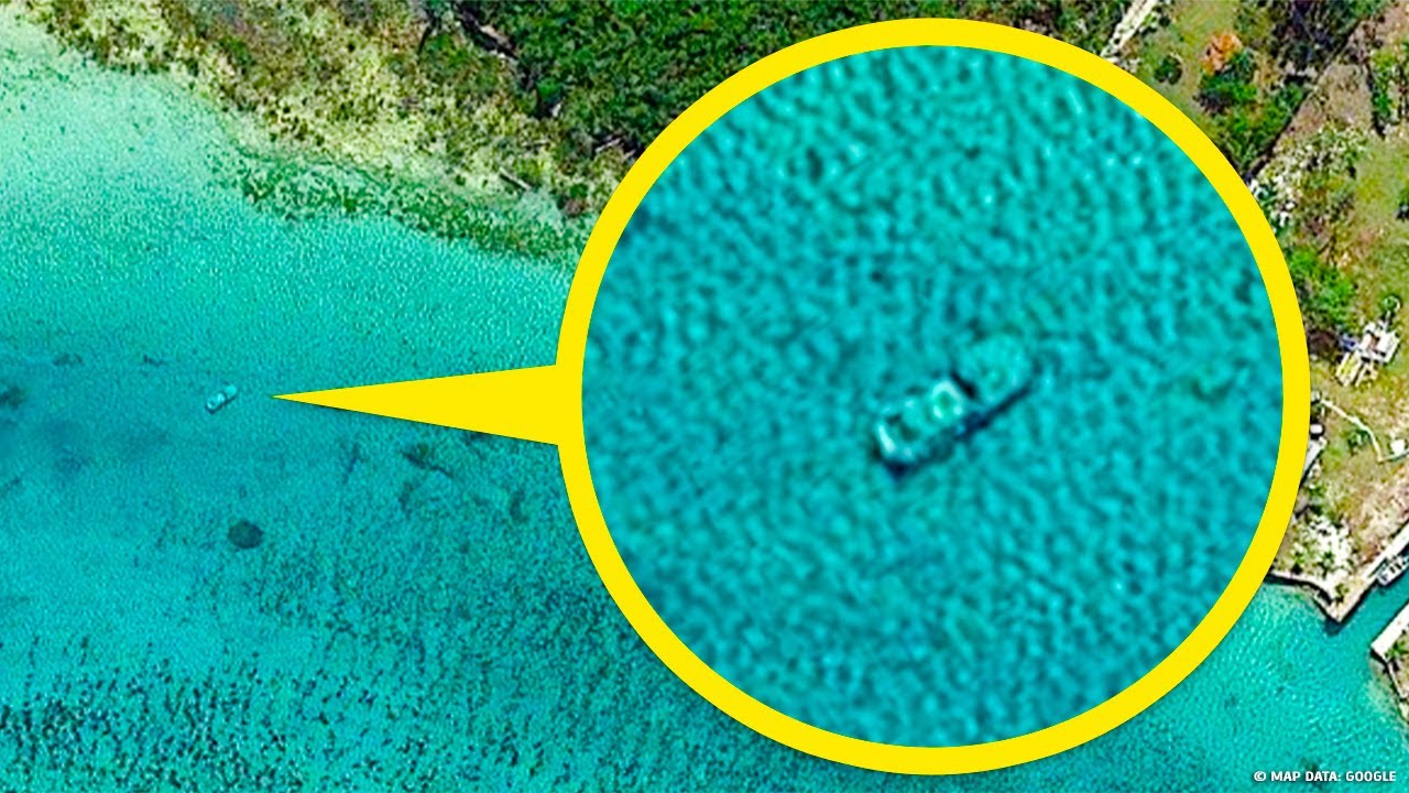 15 тайных мест, которые можно увидеть на Google Earth