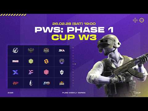 QUALIFIERS CUP WEEK 3 ⎮ 2026 PWS [배틀그라운드] [배그]