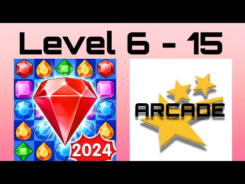 Jewel Legend 💎 - Match 3 Puzzle (Level 6 - 15) #BintangArcade
