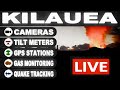 LIVE KILAUEA VOLCANO MONITORING | HAWAII ISLAND | USGS | INTERACTIVE STREAM