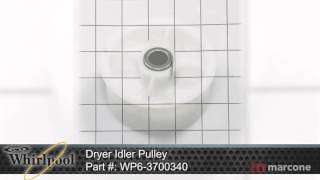 Whirlpool Dryer Idler Pulley Part # WP6-3700340