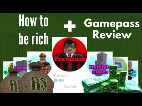 How to be rich on Bloxburg + Gamepass reviews | Its SugarCoffee Video