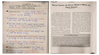 Sociology Class 11  Chapter 2 Social Change and Social Order in Rural and Urban Society( book-2)