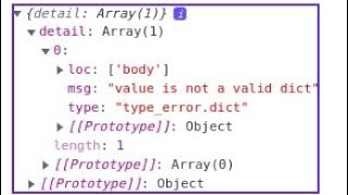 Download the video "value is not a valid dict fastapi error with solution"