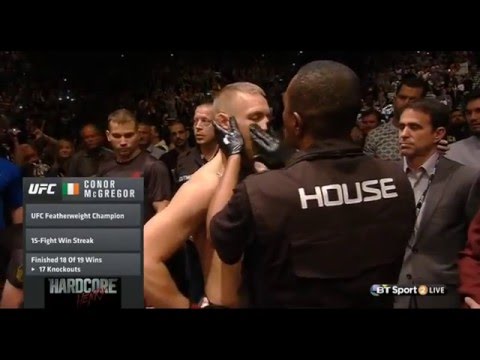'The Notorious' Conor McGregor entrance into UFC 196