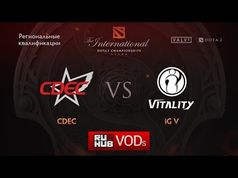 CDEC vs IG.V..Квалификации TI6, CN