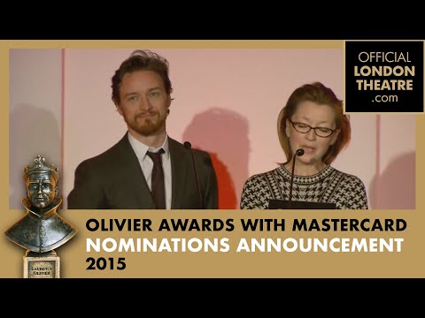 2015 Olivier Awards with MasterCard - Nominations Announcement