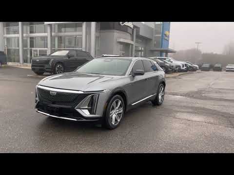 2024 Cadillac LYRIQ 4dr Tech w/1SA in Silver for sale at Royal Chevrolet in Orangeville, ON
