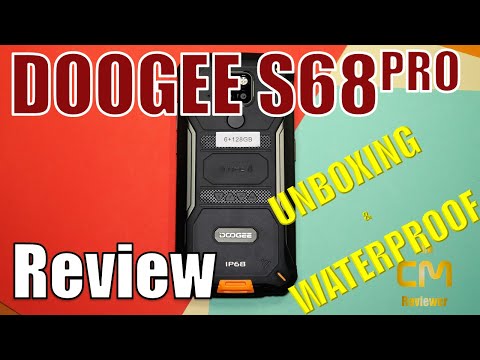 DOOGEE S68 Pro Deep Unboxing & Waterproof: Helio P70 Outdoor Smartphone IP68 (Deutsch, eng. hints)