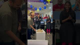 Another Farewell 💜 #cake #cakecutting #farewell #bangalore #office