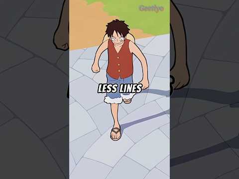 Why Did One Piece’s Art Style Change? #anime #onepiece #geetiyo