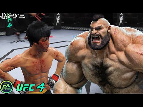 UFC 4 | Bruce Lee VS Zangief |  PS5