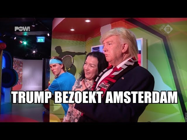 Trump bezoekt Amsterdam