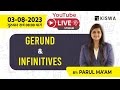 ENGLISH GERUND INFINITIVES CCE CLASS 3 KISWA CAREER ACADEMY LIVE By PARUL MA AM