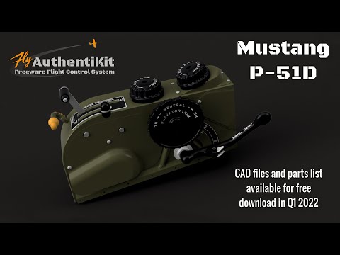AuthentiKit Flight Sim Controls for P-51D Mustang