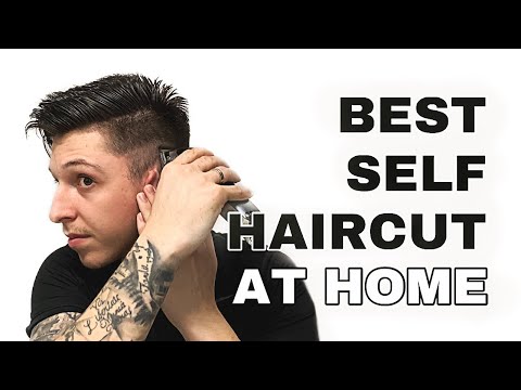 BEST Self Haircut At Home - Slick Back Undercut Tutorial