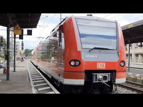 Kurze Mitfahrt in der S6 von Nürnberg Hauptbahnhof bis Fürth Hauptbahnhof_4K
