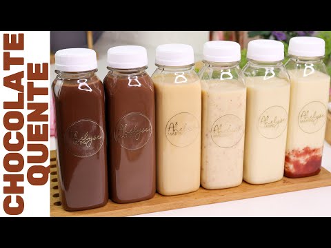 Super creamy hot chocolate: 6 flavors with just 2 bases! | No cornstarch! Easy and delicious!