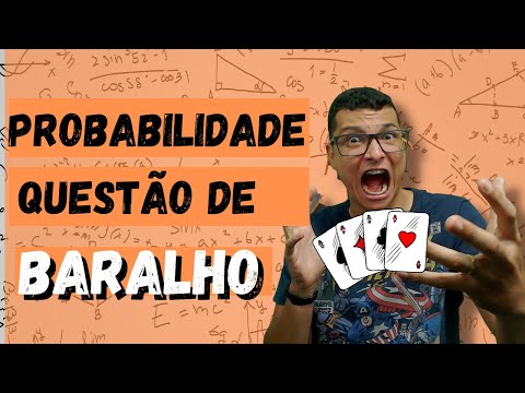 QUESTÃO RESOLVIDA DE PROBABILIDADE !! QUESTÃO DE PROBABILIDADE COM BARALHO!